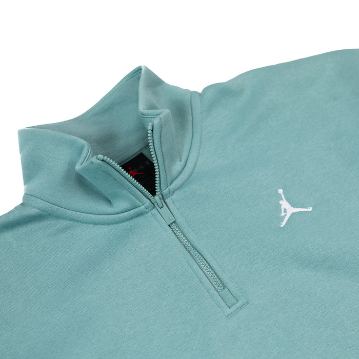 Wmns Air Jordan Brooklyn Fleece 1/4-Zip Top (Cannon/White)