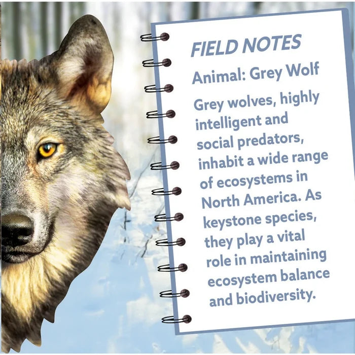 Wolf 100-Piece Shaped Puzzle