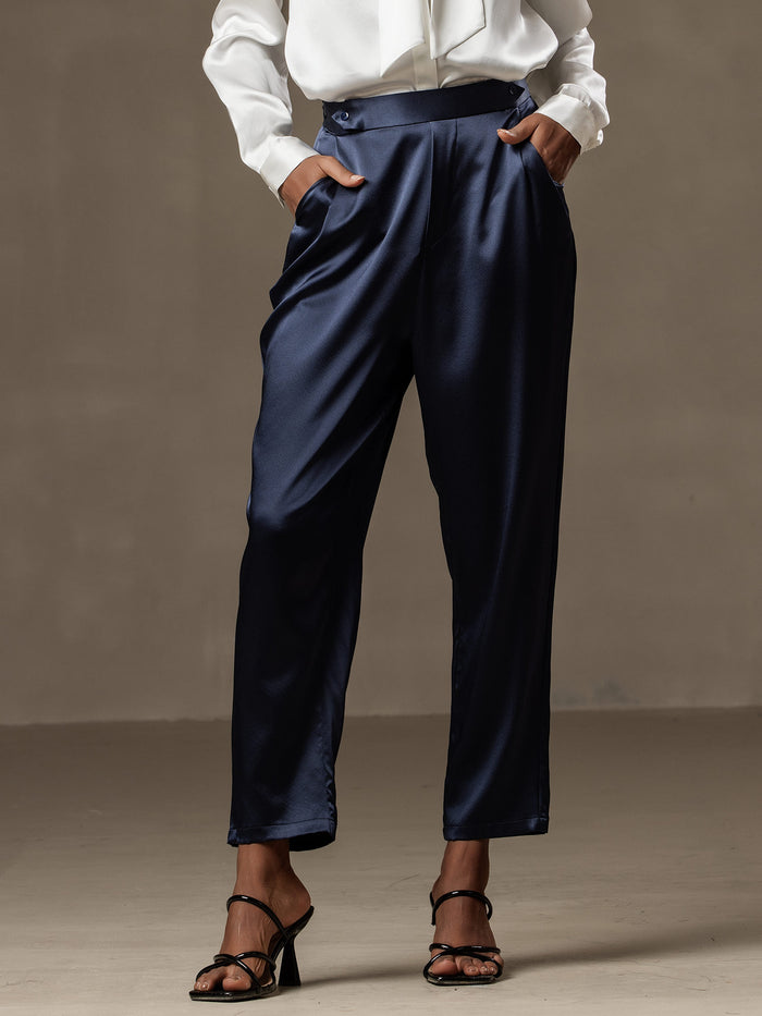 [Dark Blue] SilkSilky  Women's Pants 003