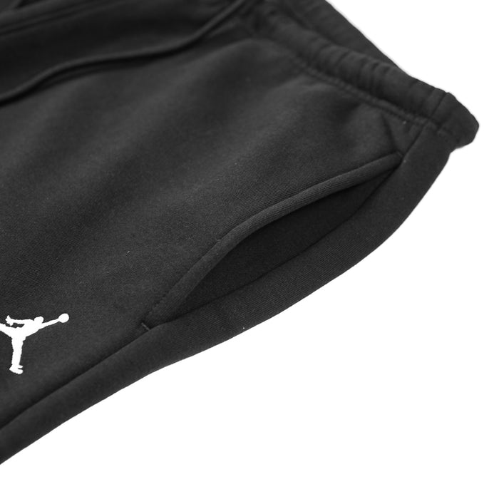 Womens Brooklyn Fleece Open-Hem Pants (Black/White)
