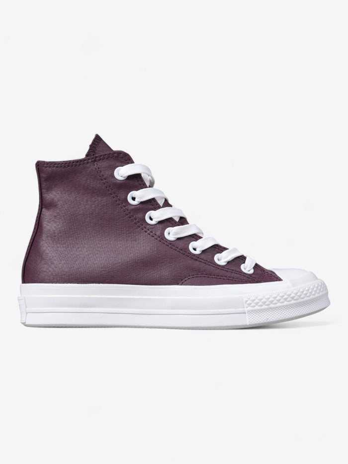Zapatillas Converse Chuck 70 Platform Cuero Bordo Blanco