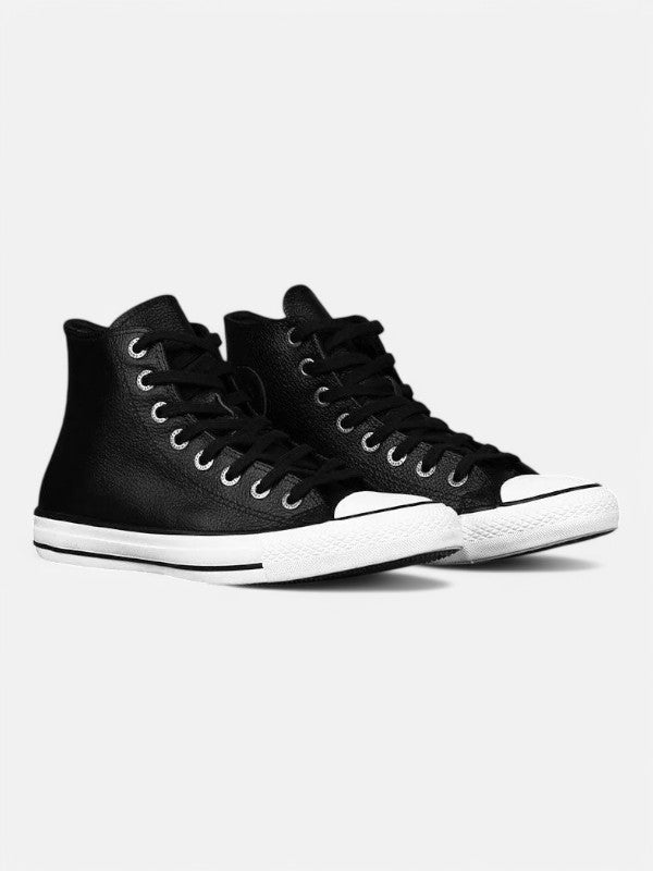 Zapatillas Converse Chuck Taylor Hi Leather Negro Blanco