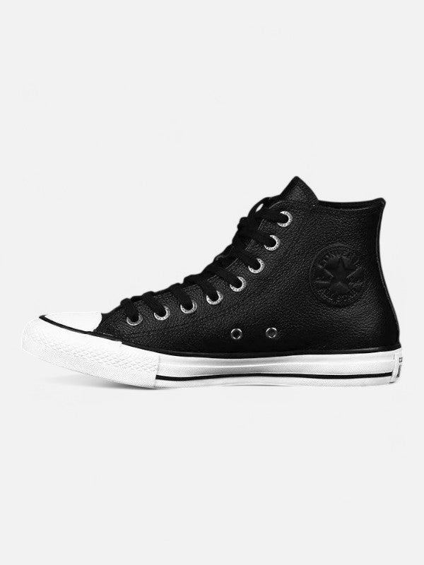 Zapatillas Converse Chuck Taylor Hi Leather Negro Blanco