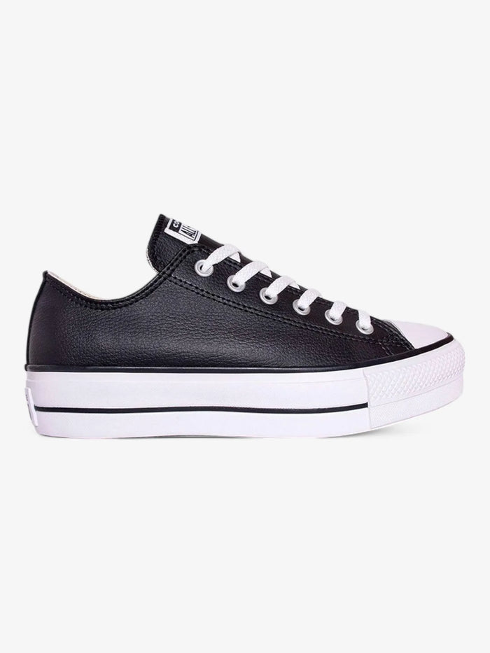 Zapatillas Converse Chuck Taylor Platform Leather Mujer Negro