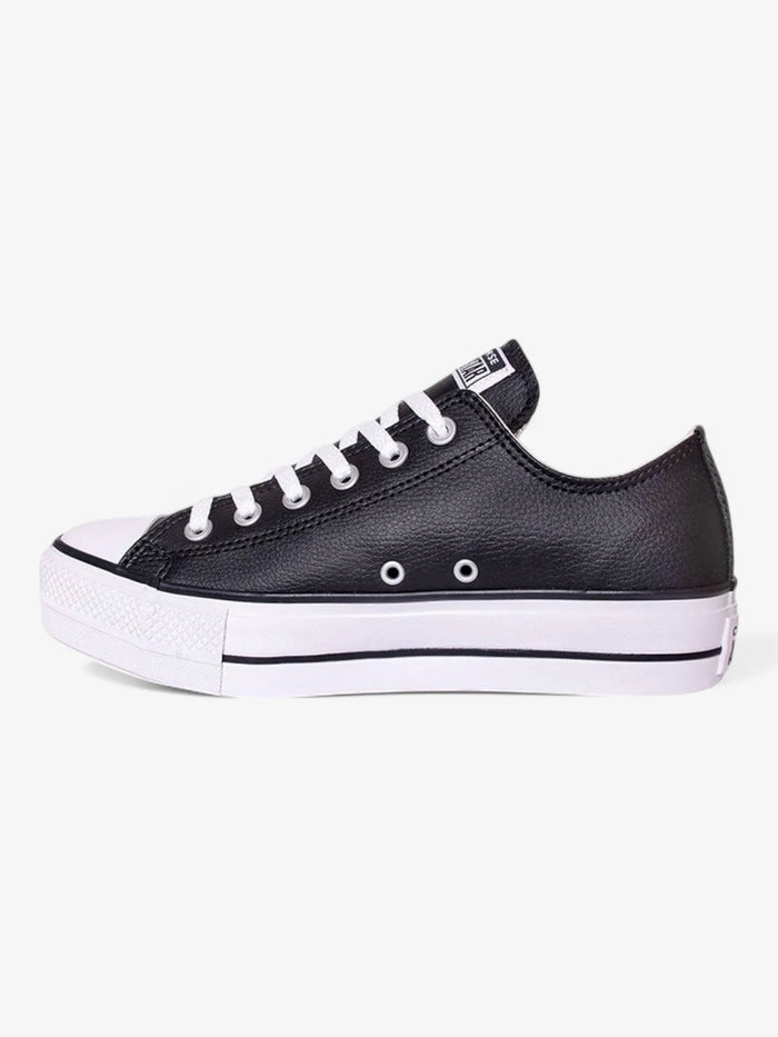 Zapatillas Converse Chuck Taylor Platform Leather Mujer Negro