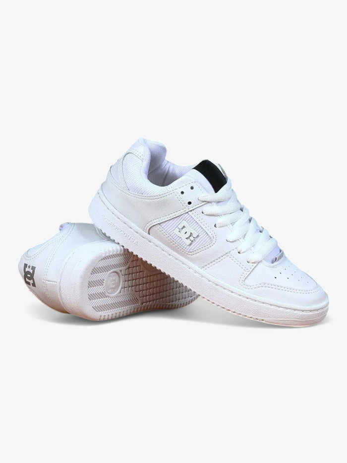 Zapatillas Dc Manteca Ss Mujer Blanco Blanco