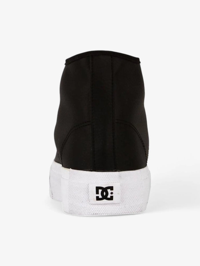 Zapatillas Dc Manual Hi Platform Mujer Negro Blanco