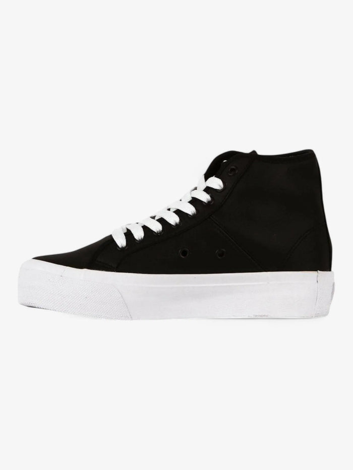 Zapatillas Dc Manual Hi Platform Mujer Negro Blanco