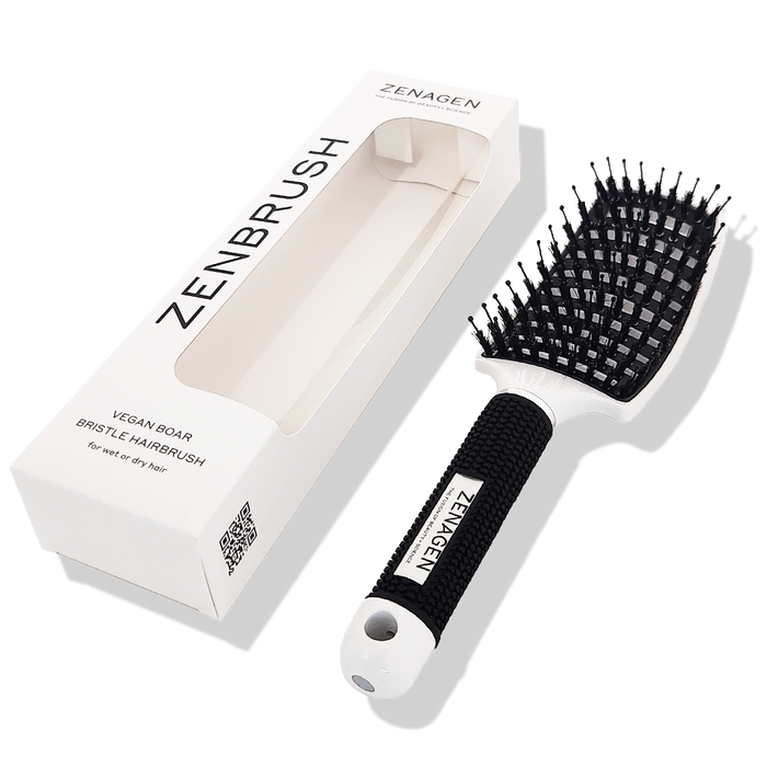White Zen Brush with box